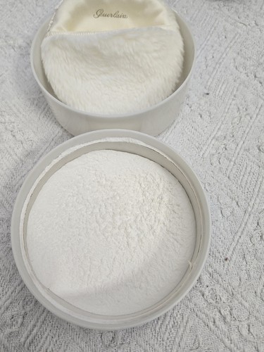 GUERLAIN Perfum Talc CHANT D' AROMES Vessel Over 3/4 Full Dust Powder VTG RARE - Picture 5 of 6