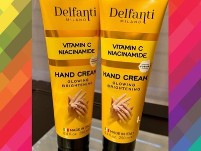 Delfanti Milano Vitamin C & Niacinamide  Hand Cream Glowing & Brightening