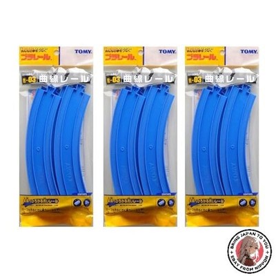Takara Tomy Plarail R-03 Curved Rail 12 Stück 3er Beutel Set