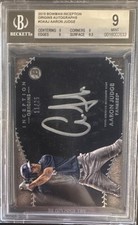 🔥🔥Topps 2015 Bowman Inception Aaron Judge Origins Auto #/25 BGS 9 BAS 10🔥🔥