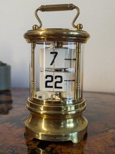 Evers Ready Chrono Clock Flip Uhr mechanisch Vintage Messing funktioniert