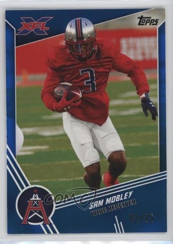 2020 Topps XFL Blue /25 Sam Mobley #138 | eBay