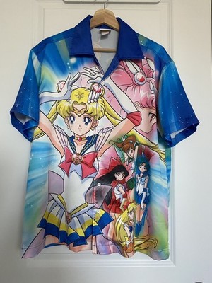 Pretty Guardian Sailor Moon Button Up Shirt Hot Topic Exclusive