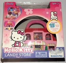 Hello Kitty Sanrio Candy Store Miniature Carry Along Playset | 2000 Blue Box Toy