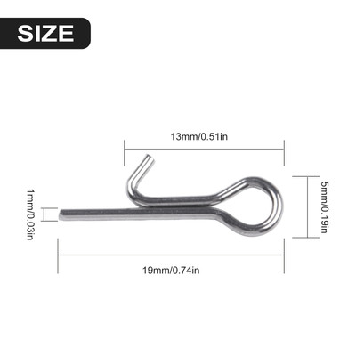 Einfache Handhabung 100 St��ck Angelk?der Stinger Spike Haken mit glattem Einse