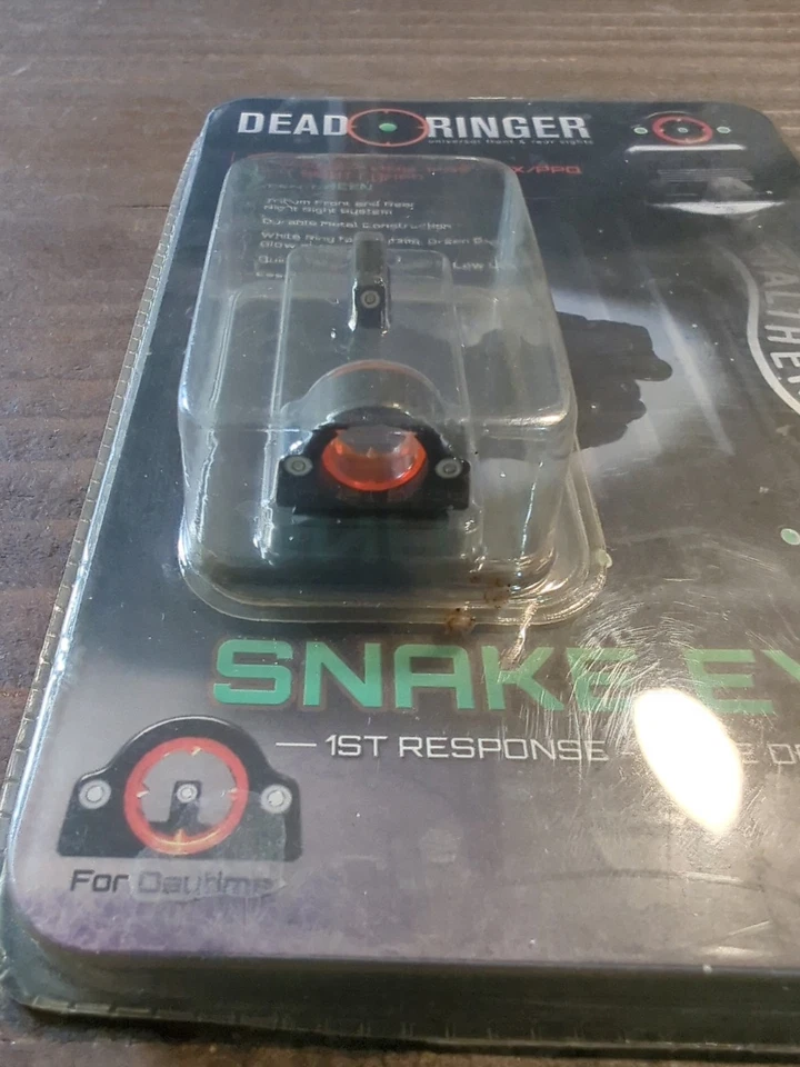 Miras ópticas Dead Ringer Snake Eyes Full Ber para Walther PPS, PPQ, P99 y PPX Foto 2 de 4