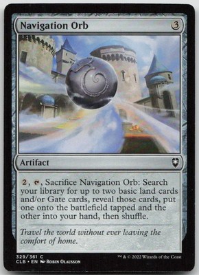 Navigation Orb #329 Commander Legends: Battle for Baldur's Gate MTG Warped