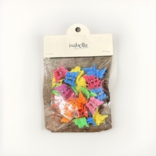 Mini Butterfly Hair Clips, Multi Solid Color Hair Accessories for Girls/Kids