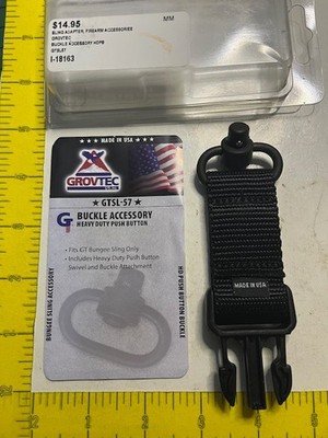GrovTec GTSL57 HD Push Button Buckle