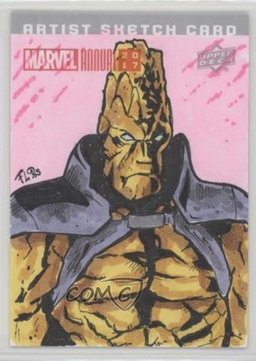 2017 Upper Deck Marvel Annual 1/1 Floris Hoolhorst #SKT Auto Sketch ob6