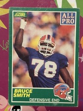 1989 Score Bruce Smith All Pro #307 Buffalo Bills NFL Football Card