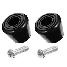 1 Set PU Roller Skates Brake Pads Black Exercise Brake Head for Ice Skates