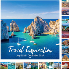 Wall Calendar 2027, 12 Months from Jan. 2027 - Dec. 2027, Monthly Square