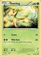 Deerling 15/98 Common Emerging Powers Pokemon Moderately Played