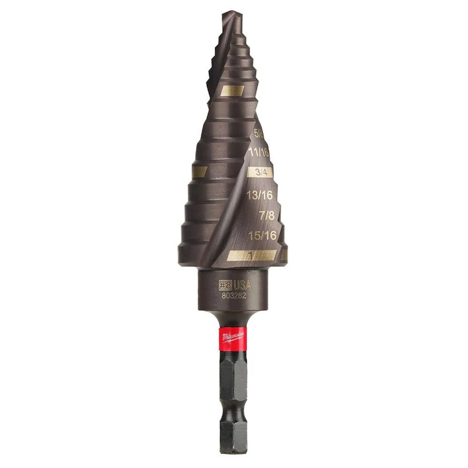 Milwaukee 48-89-9248 SHOCKWAVE Impact Duty Step Bit #8 1/8 - 1''