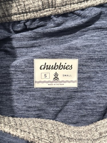 Pantalón de chándal Chubbies para hombre junto al lago talla S azul ropa de salón poliéster NUEVO - Imagen 13 de 15