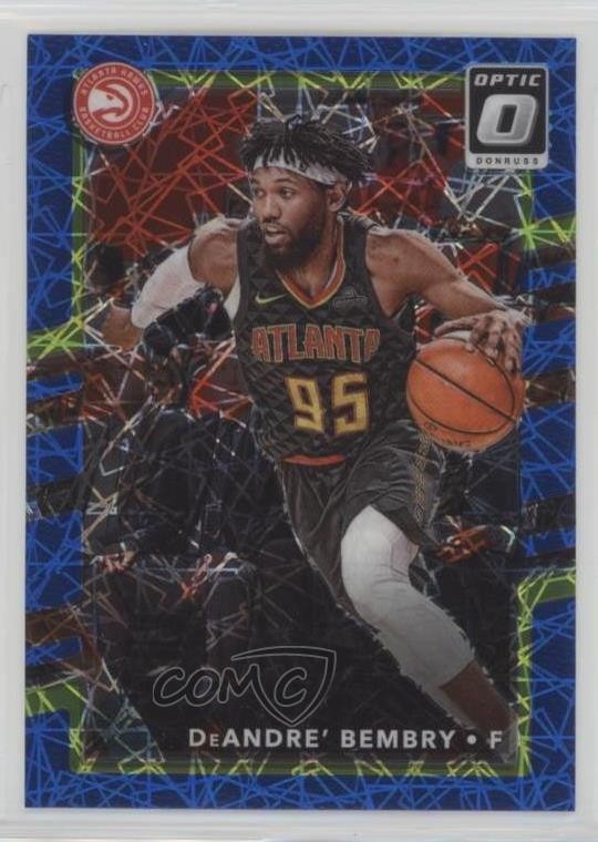 2017-18 Panini Donruss Optic Blue Velocity Prizm DeAndre' Bembry #1 1u6