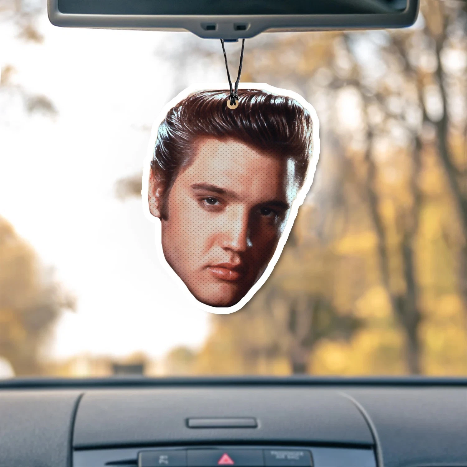 Elvis Presley Unscented Hanging Car Air Freshener Freshie