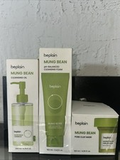 beplain Mung Bean Set Cleansing Foam Oil Pore Clay Mask K-Beauty New