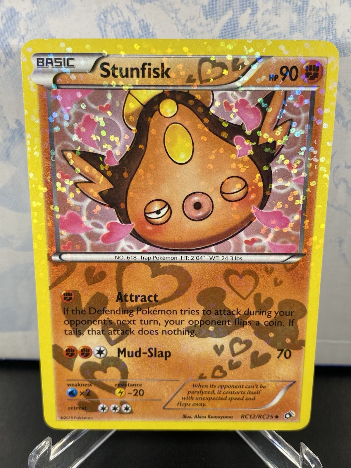 Stunfisk RC12/RC25 Legendary Treasures: Radiant Collection Holo