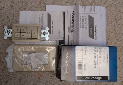 ACUITY NLIGHT CONTROLS # NPODM 2S DX IV,  KEYPAD IVORY FINISH, NEW IN BOX