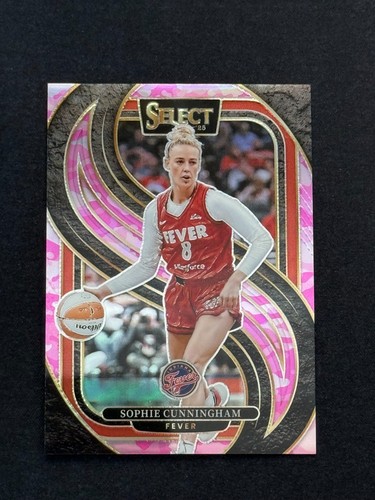 2025 Panini Select WNBA #159 Sophie Cunningham Premier Pink Camo Prizm /175