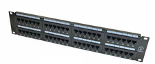 NEW 48-Port CAT5e Patch Panel RJ45 Rack Mount UL Listed w/ Mounting Hardware
