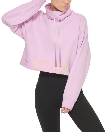 DKNY SPORT Damen Pullover Sweatshirt lila M NEU 59 $ DP2T8651 - Bild 2 von 5