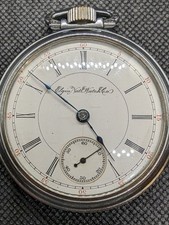 1894 Elgin National Watch Size 18s Model 5 Open Face Watch - 7 Jewels - Runs