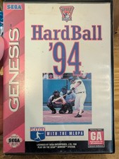 HardBall '94 Sega Genesis Complete Game - Good Condition, Fast Shipping