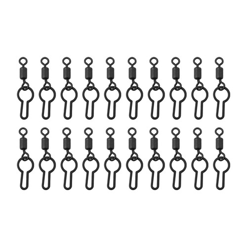 Reliable Performance Carp Fishing Swivels 20pcs Ensures Secure Attachments - Picture 3 of 12