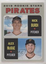 2019 Topps Heritage Rookie Stars Nick Burdi Alex McRae #141 x0y