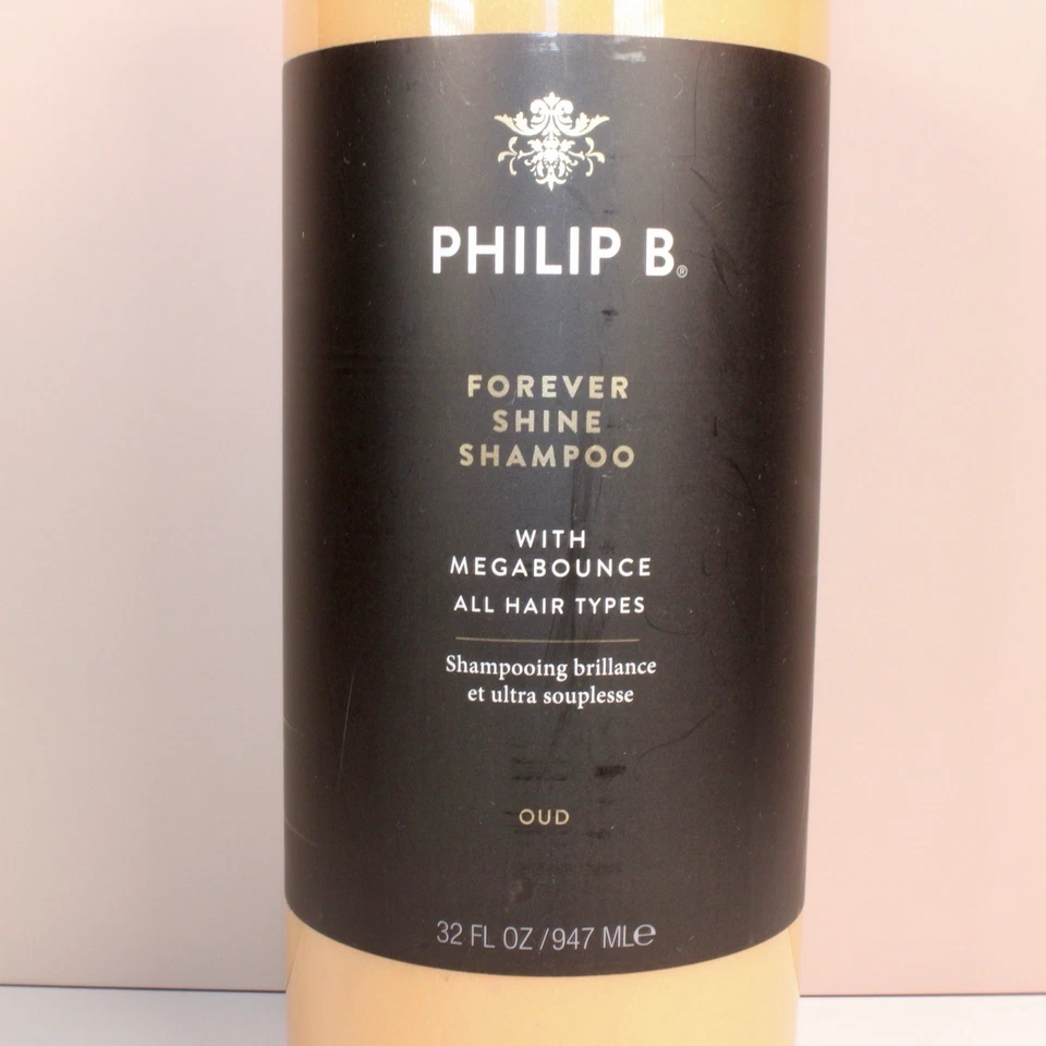 PHILIP B. Champú Forever Shine con Megabounce Oud 32 fl oz Incluye Bomba ¡NUEVO! Foto 3 de 4