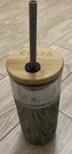 Costa Coffee Stylish Marble Reusable Drinking Cup Brand New