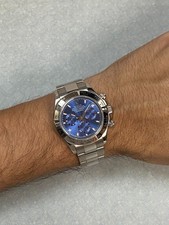 Rolex Daytona Chronograph 18k White Gold Custom Blue Dial 40mm Watch D 116509 4