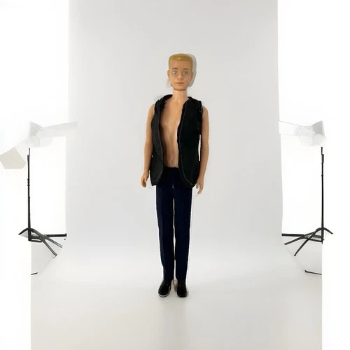 Vintage Mattel 1960 Ken 12" Doll Blond With Outfits