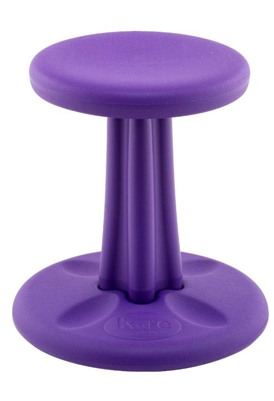 KORE Purple Design 14" Wobble Stool Chair for Classroom Home Kids - New in Box