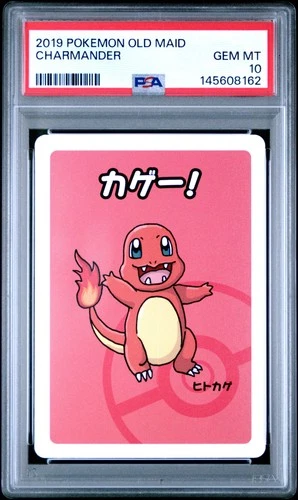 2019 POKEMON OLD MAID CHARMANDER PSA 10