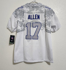 Youth Buffalo Bills Josh Allen #17  Jersey White Size Medium (10/12) NWT 