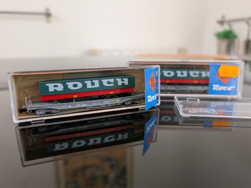 N ROCO 25159 lot de 2 wagons de poche de la SNCF " ROUCH " | Zustand: Occasion