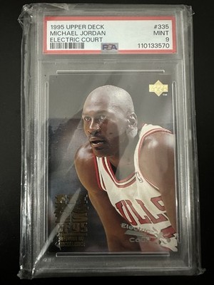 1995 Upper Deck Michael Jordan Electric Court Images Of 95 PSA 9