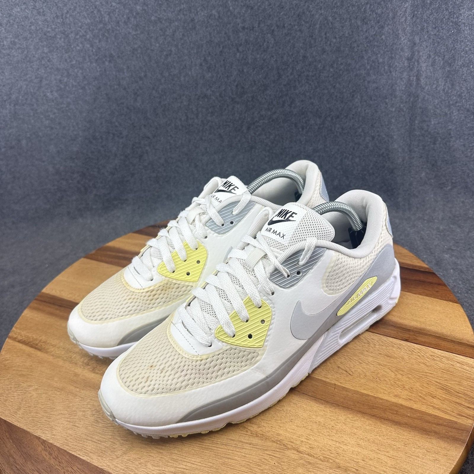 Nike Air Max 90 Golf White Metallic Platinum Spikeless Men's Size 10.5 thumbnail 6