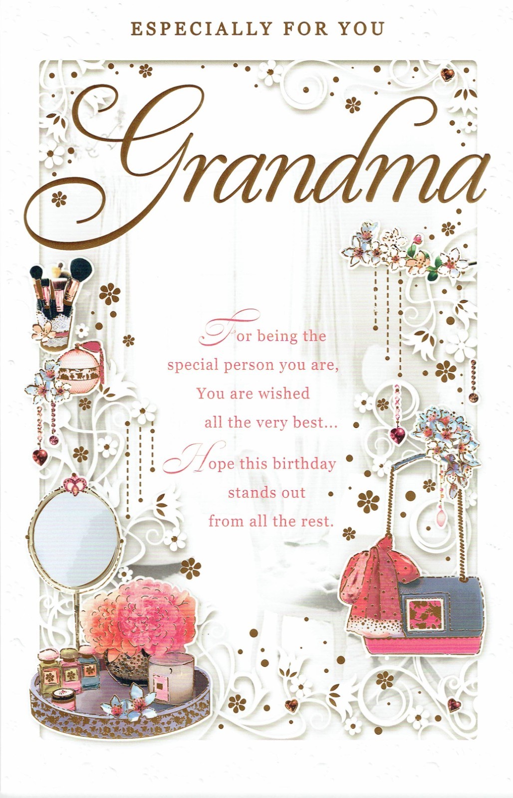 GRANDMA EX  LARGE BIRTHDAY CARD Quality Card With Lovely Words