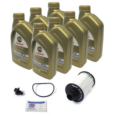 Oil Change Kit With Filter, Castrol Edge 0W-20 Oil & Reminder Sticker