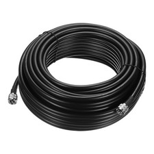 UHF Male PL-259 to UHF Male PL-259 Low Loss RG213 Coax Jumper Cable 23M/75Ft