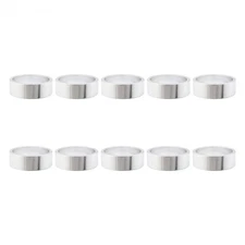 Origin8 Headset Spacers, 10mm x 1", Silver