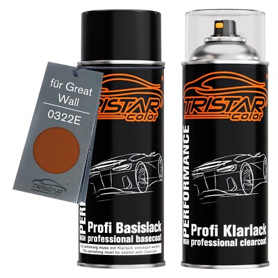 Autolack Spraydosen Set für Great Wall 0322E Charm Orange Metallic