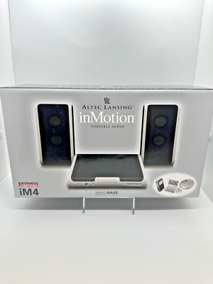 Altec Lansing InMotion iM4 Portables Audio System Lautsprecherboxen Silber