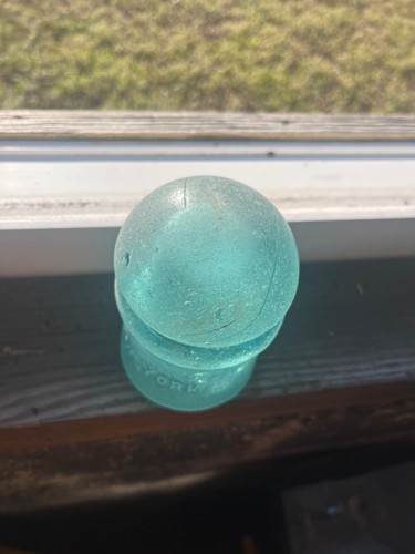 Surf Tumbled Sea Glass Brookfield Insulator New York - Picture 11 of 13