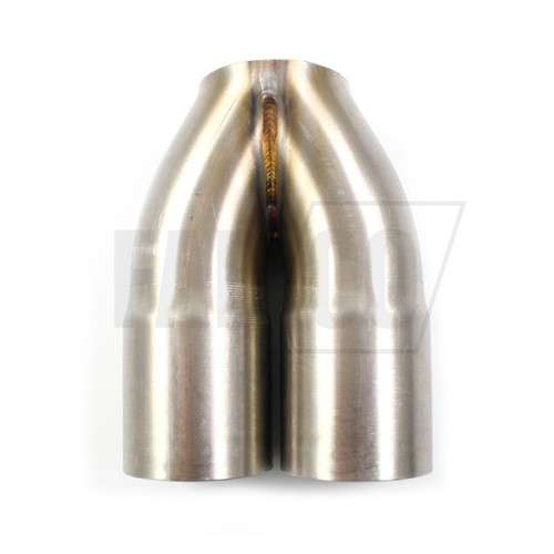 Collettore Collettore di Scarico 1.875" 47.6mm 2-1 Acciaio Inox Uscita 2" - Foto 5 di 5